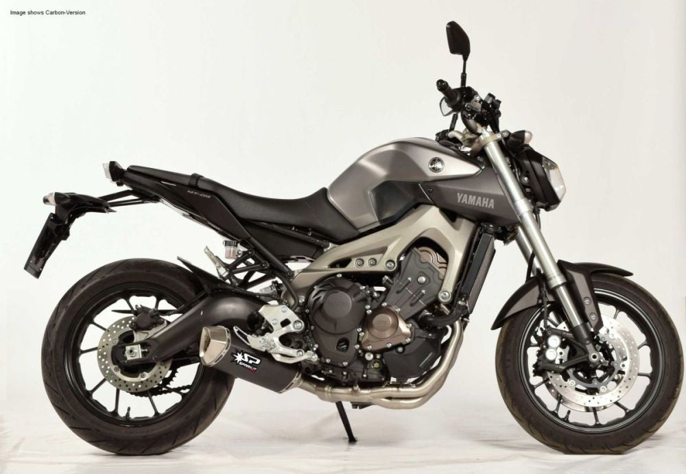 SPARK FORCE FULL SYSTEM CARBON LYDDÆMPER & RUSTFRI FORRØR YAMAHA MT-09
