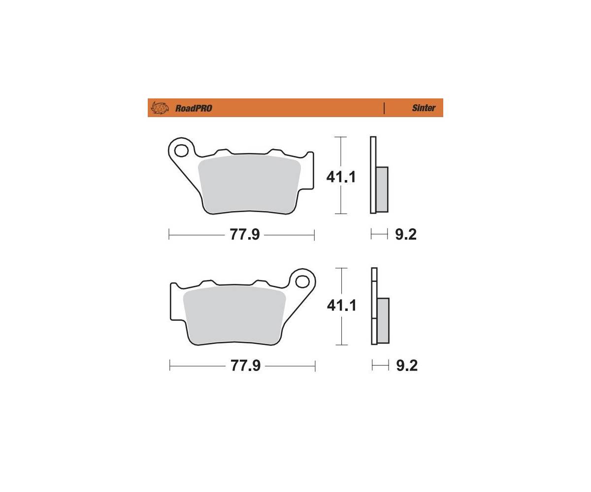 Bremseklodser til MC - Moto-Master Road Pro