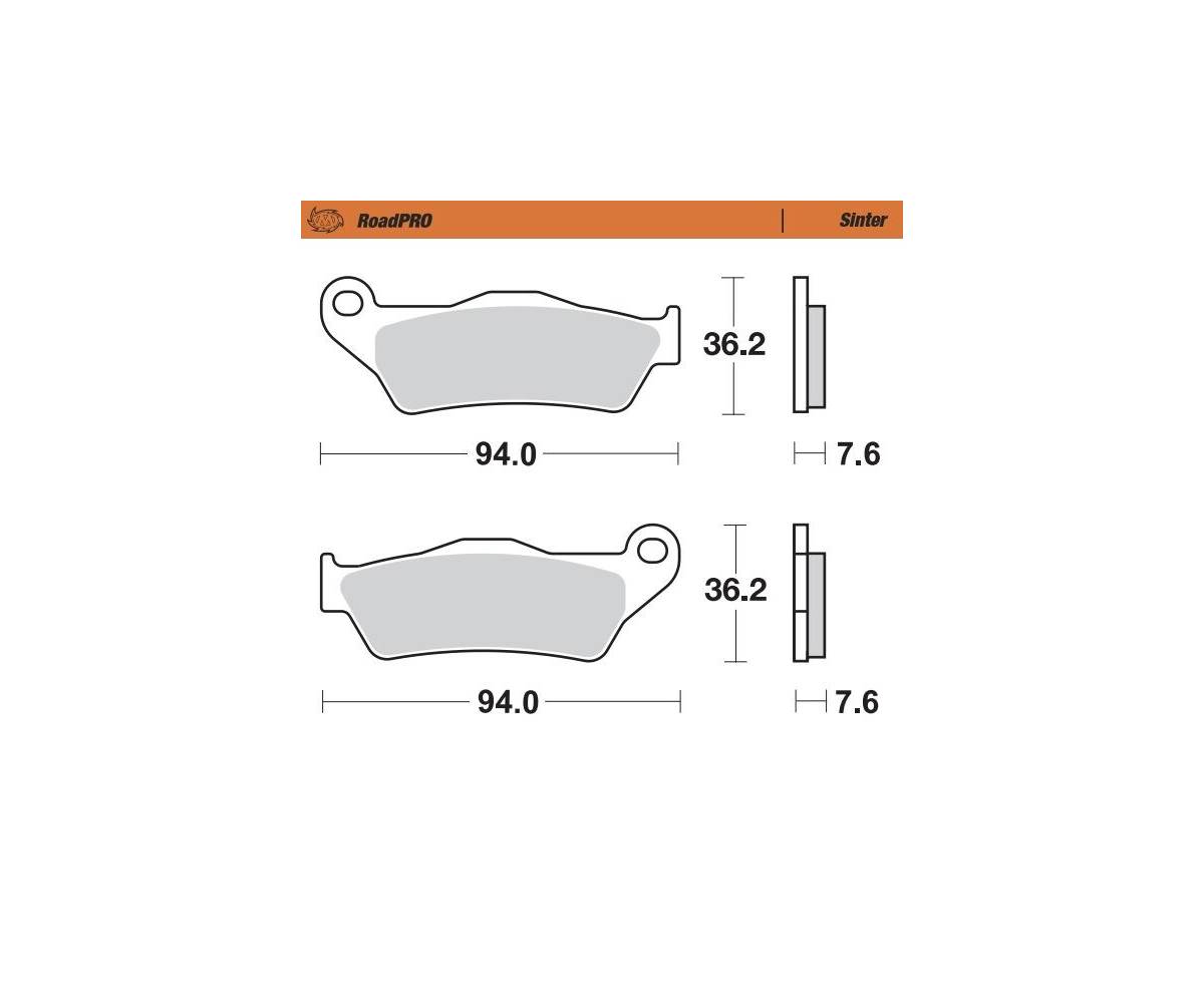 Bremseklodser til MC - Moto-Master Road Pro