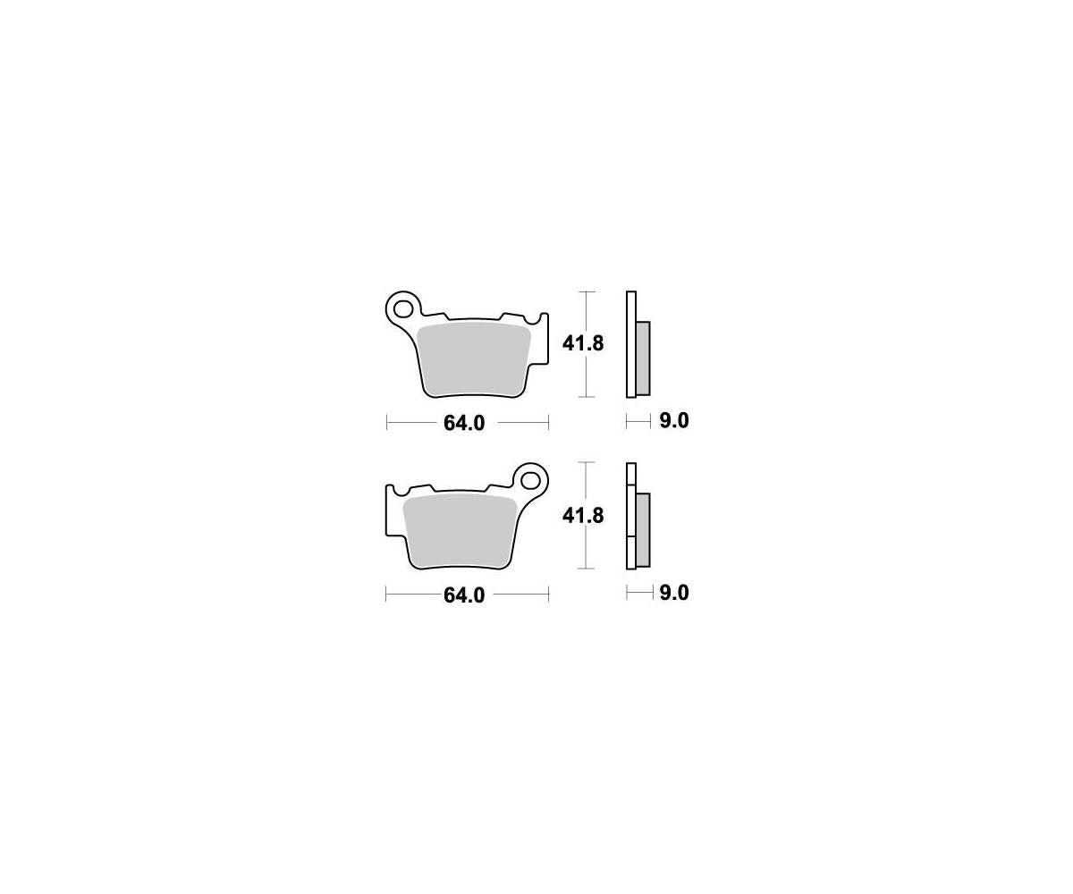 Motomaster bremseklodser til Off Road - Nitro