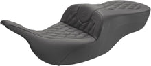 2-UP SEAT ROAD SOFA LS FRONT|REAR SADDLEGEL™ PLAIN BLACK