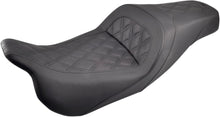 2-UP SEAT SLIM FRONT|REAR LEATHER|SADDLEHYDEâ„¢|SADDLEGELâ„¢ BLACK