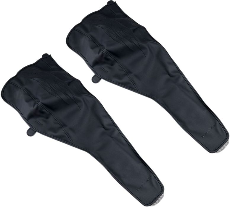 TATTOO REAR FENDER BRA SET BLACK HARLEY DAVIDSON