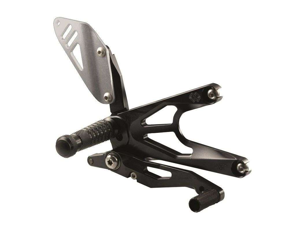 Gilles Tooling Rearset til Yamaha YZF-R 6 2006-2016 - FACTOR-X sort