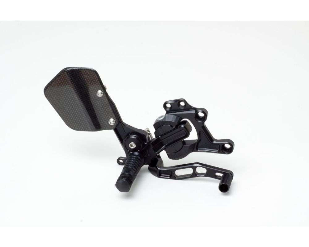 Gilles Tooling Rearset til Ducati 848, 1098 & 1198 - VCR sort