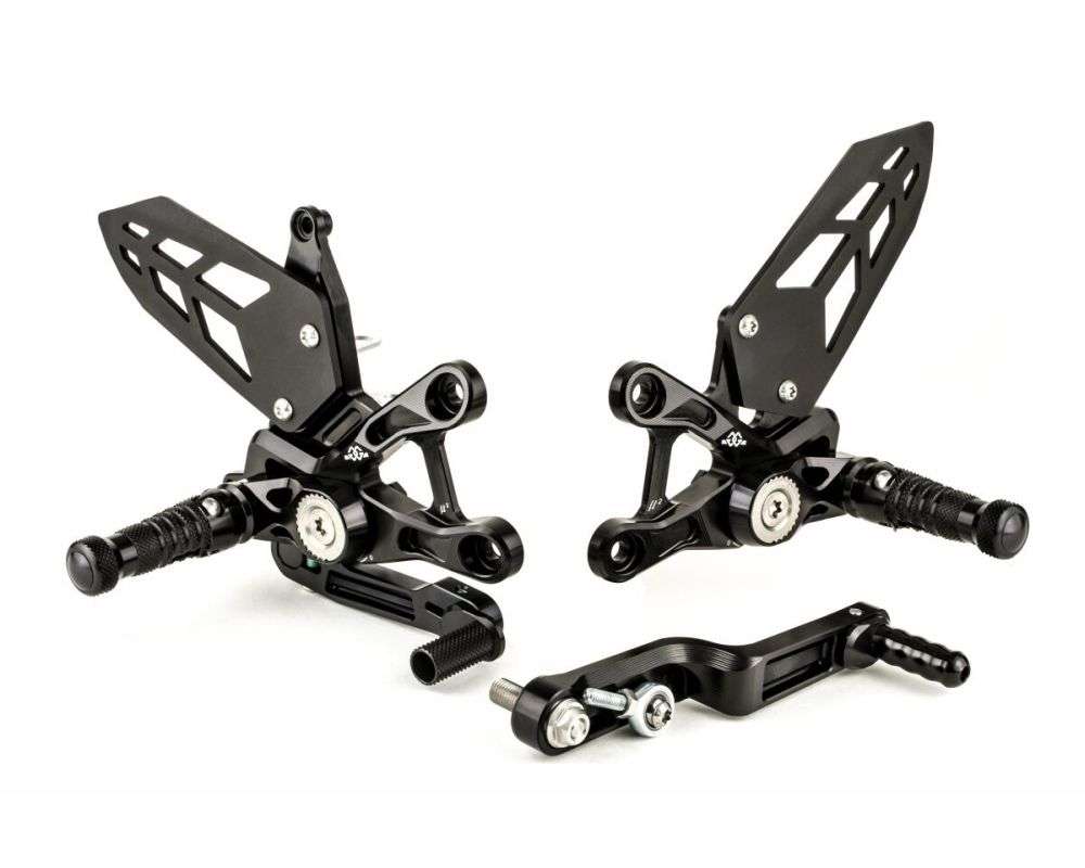 Gilles Tooling Rearset til Suzuki GSX-R1000 2017-2021 - MUE2 sort