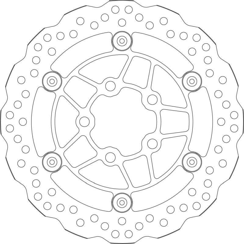 SBS Bremseskive flydende Contour