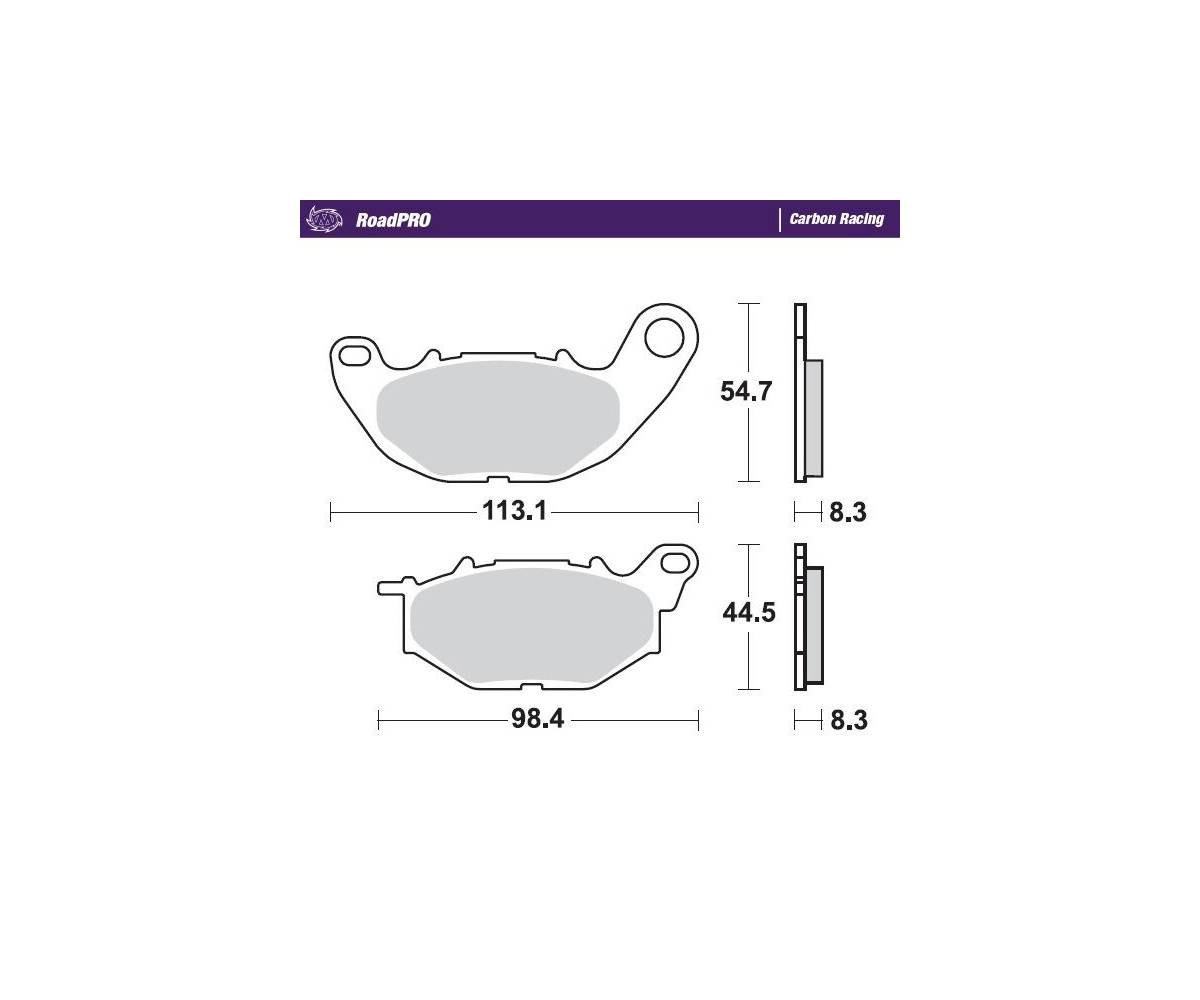 Bremseklodser til MC - Moto-Master Road Pro