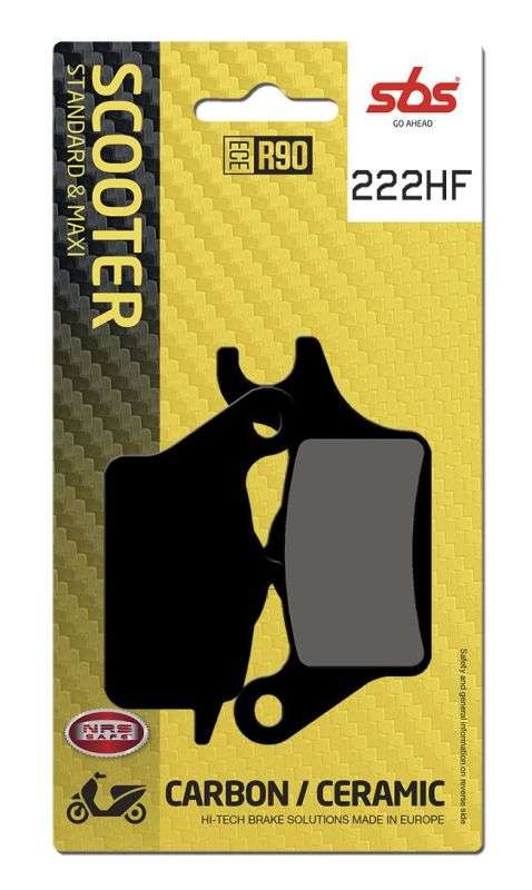 SBS 222HF bremseklodser - Keramisk (Gade - touring)