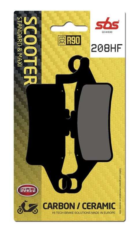 SBS 208HF bremseklodser - Keramisk (Gade - touring)
