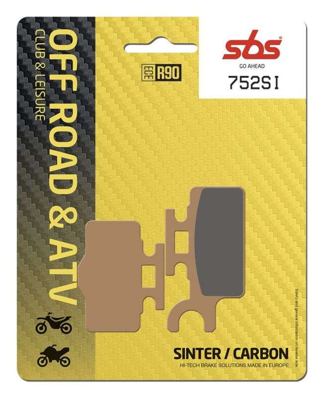SBS 752SI bremseklodser - Sinter/carbon (Off-road)