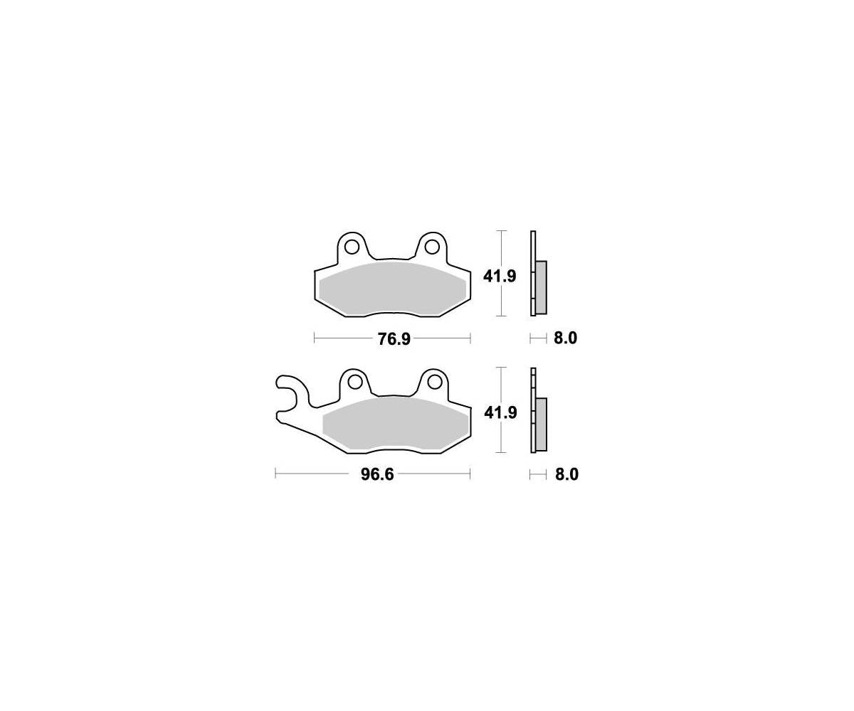 Motomaster bremseklodser til Off Road - Nitro