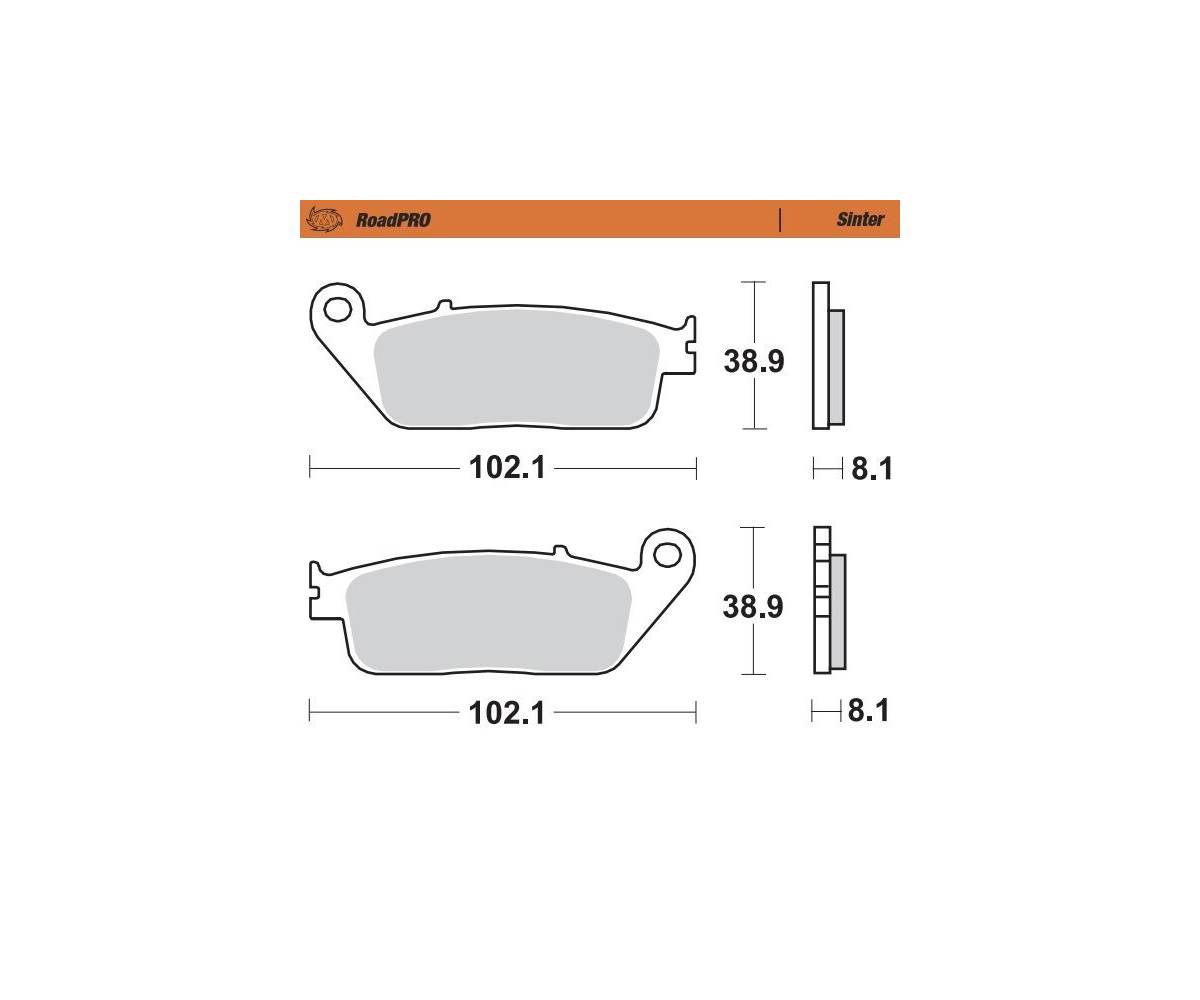 Bremseklodser til MC - Moto-Master Road Pro