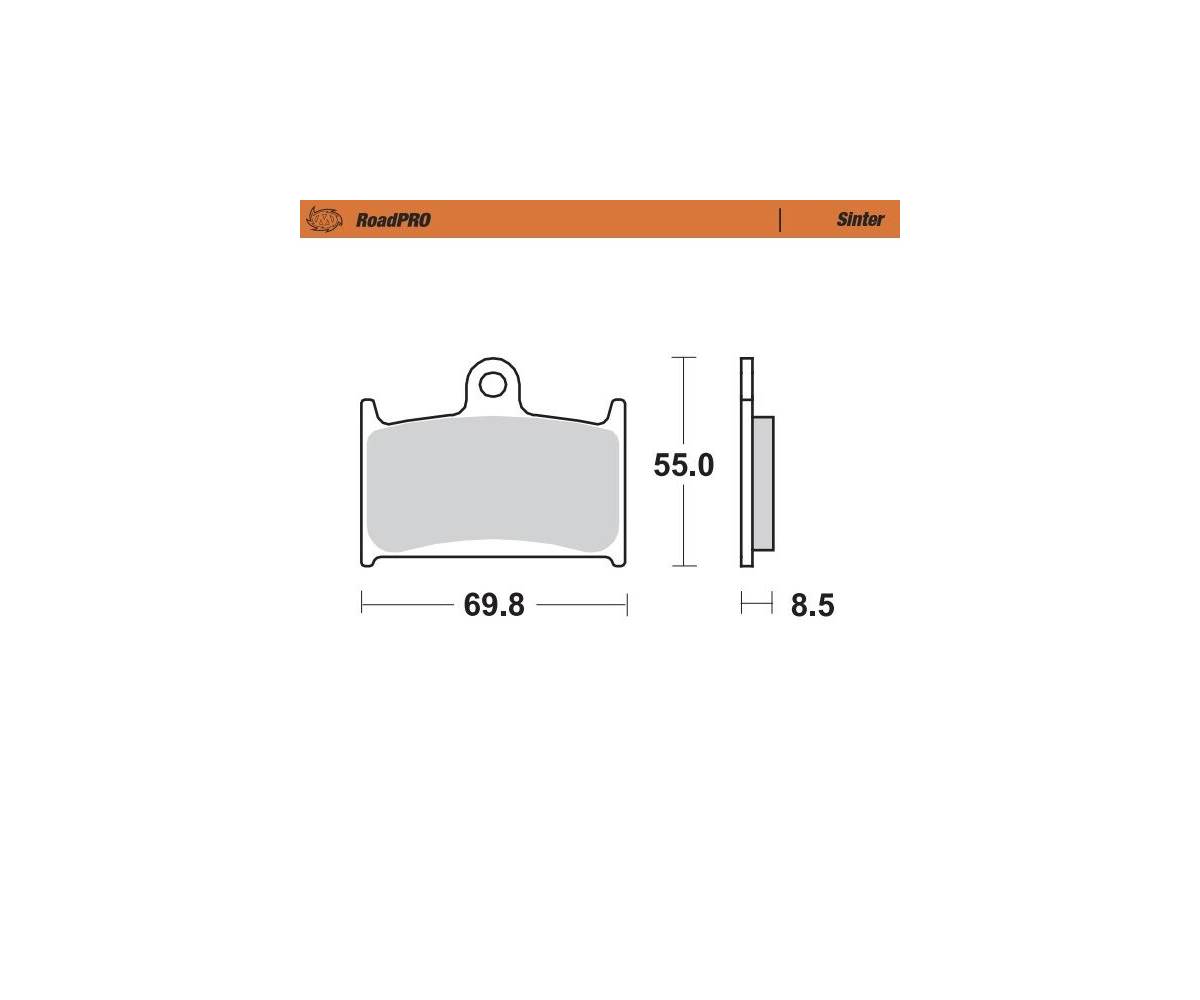 Bremseklodser til MC - Moto-Master Road Pro