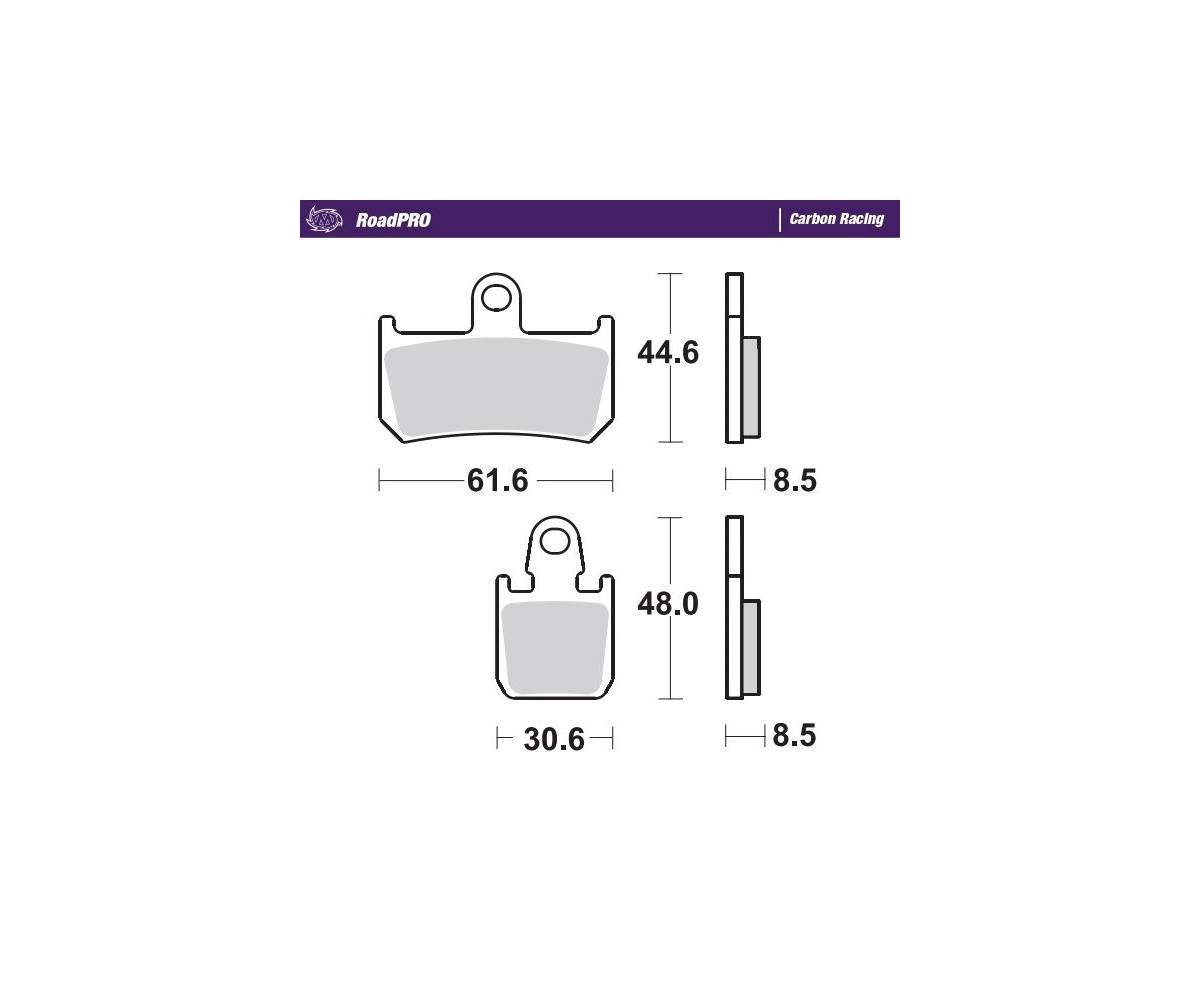Bremseklodser til MC - Moto-Master Road Pro