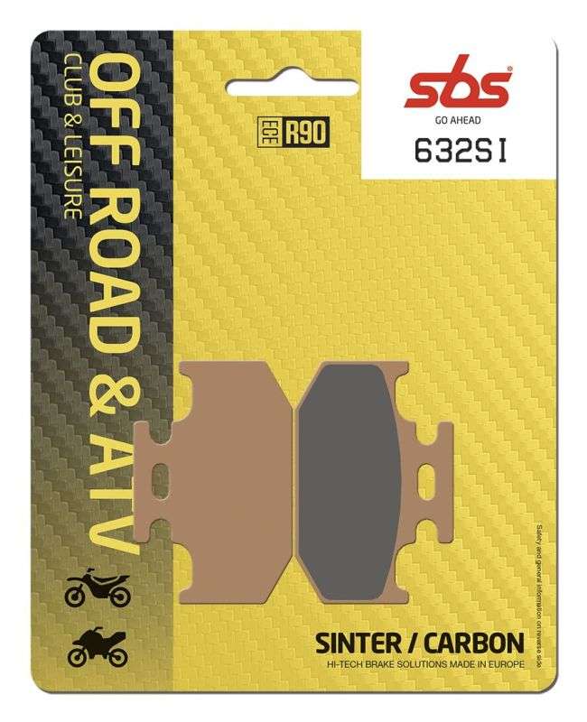 SBS 632SI bremseklodser - Sinter/carbon (Off-road)