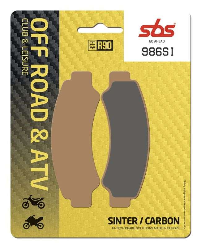 SBS 986SI bremseklodser - Sinter/carbon (Off-road)