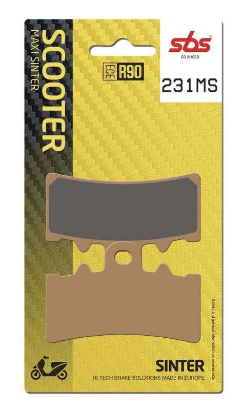 SBS 231MS bremseklodser - Sinter (Gade - scooter)
