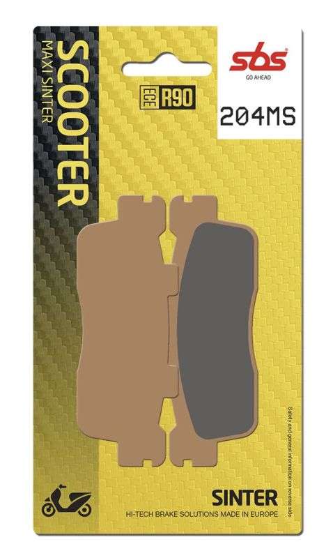 SBS 204MS bremseklodser - Sinter (Gade - scooter)