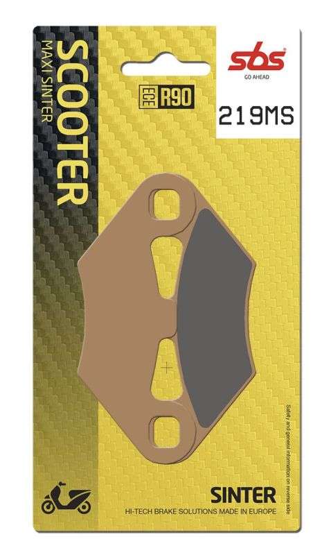 SBS 219MS bremseklodser - Sinter (Gade - Maxi scooter)
