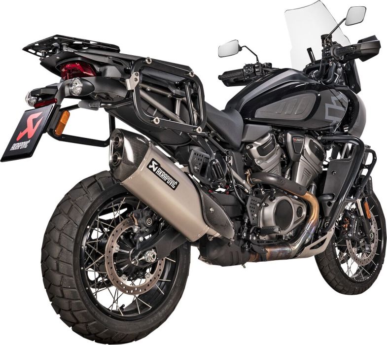 Akrapovic Titanium Slip on Udstødning i titanium til HD Pan America