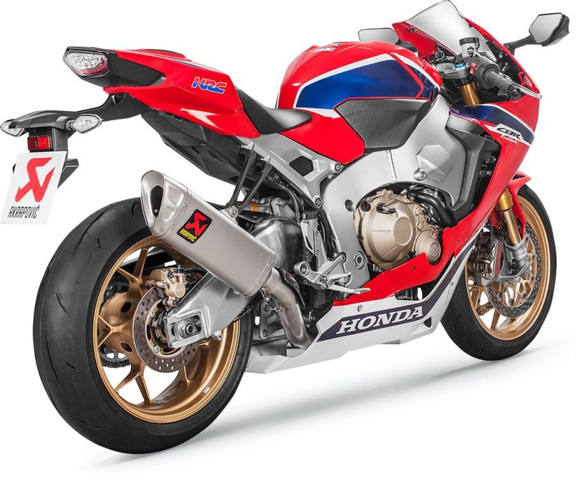 Akrapovic Racing Line komplet udstødning til Honda CBR1000RR 2017-