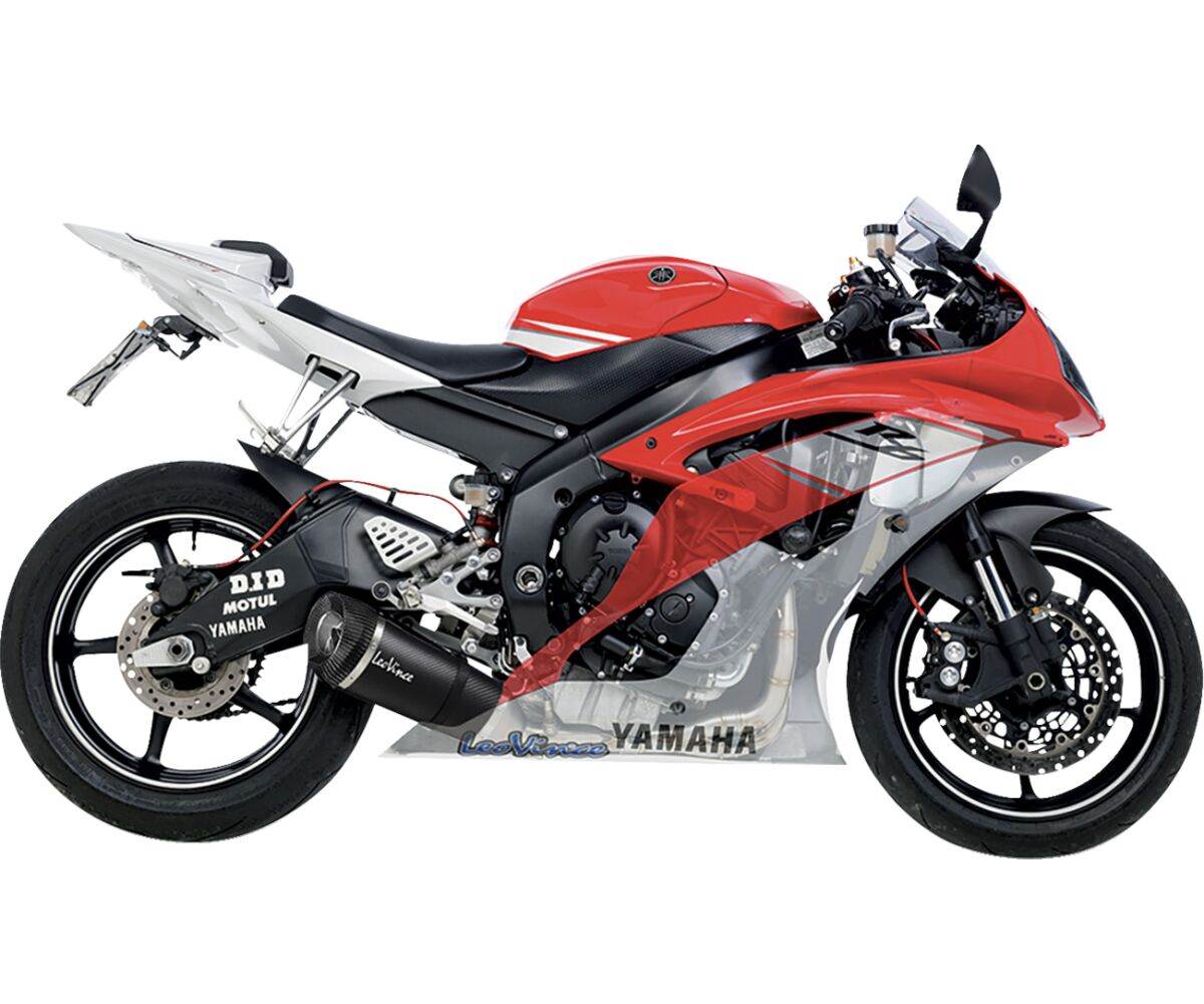 Leo Vince Full System til Yamaha YZF-R6 (2006-2021) - Factory S Carbon