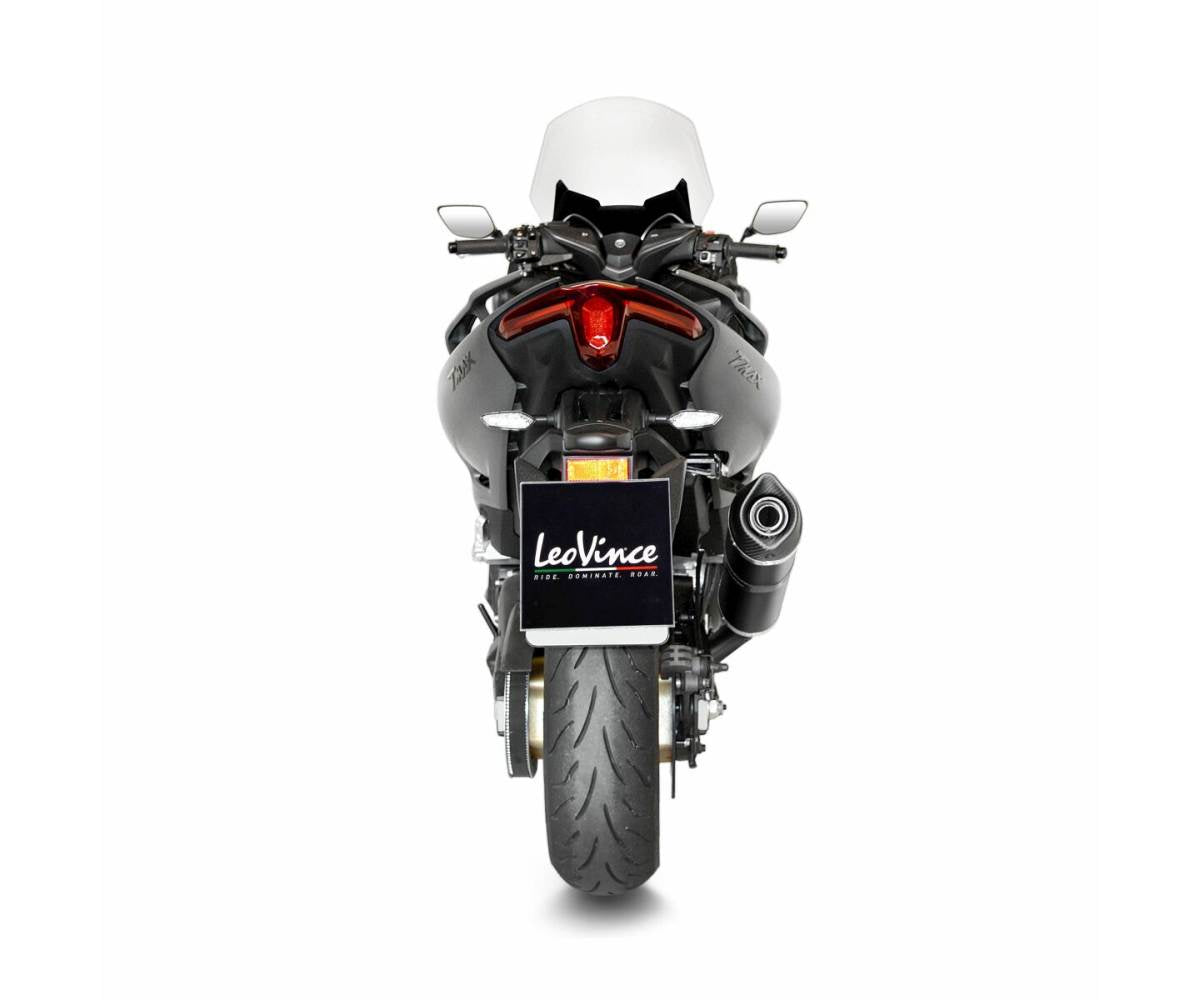Leo Vince Full System - sort manifold til Yamaha T-Max 530 (2017-2019) - LV One Evo Black Edition