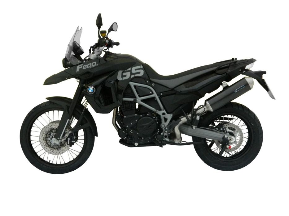 SPARK EVO III LYDDÆMPER DARK STYLE (RUSTFRI) BMW F700/800 GS