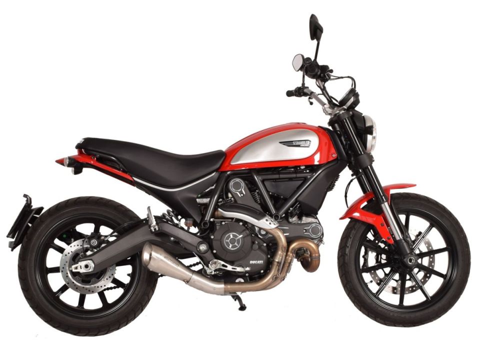 SPARK 60ÉR LYDDÆMPER RUSTFRI DUCATI SCRAMBLER