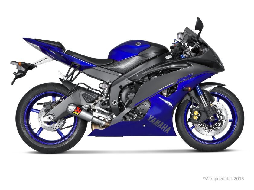 Akrapovic Titanium Slip on udstødning til Yamaha YZF-R6 (06-22)