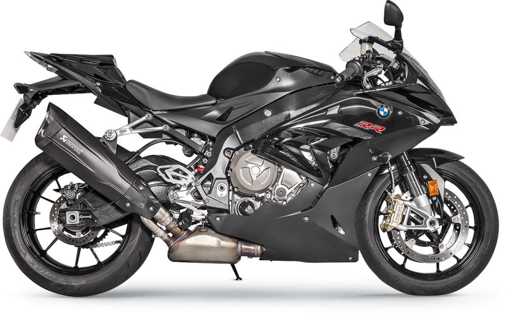 Akrapovic Titanium/carbon Slip on udstødning til BMW S1000RR (17-18)