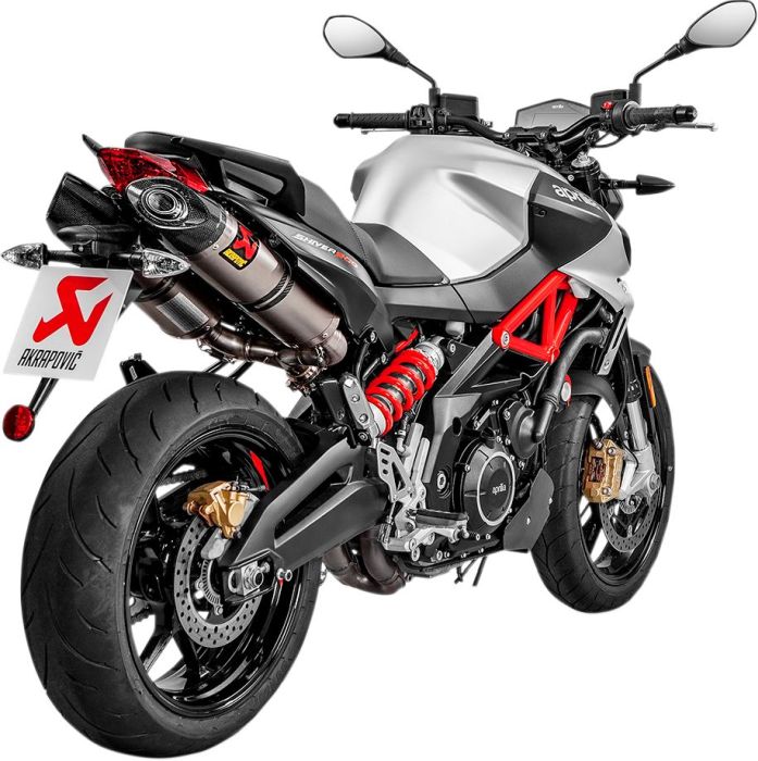 Akrapovic Titanium Slip on udstødninger til Aprilia Shiver 900 (17-20)