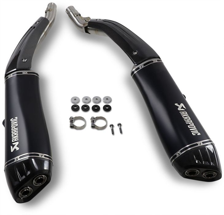 Akrapovic Titanium/carbon Slip on udstødninger til BMW K1600B / Grand America (18-20)