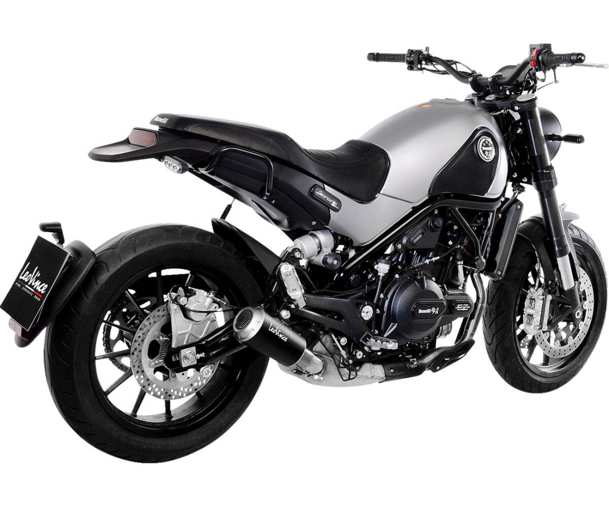 Leo Vince Slip-On til Benelli Leoncino 500 (2017-2024) - LV-10 Black Edition