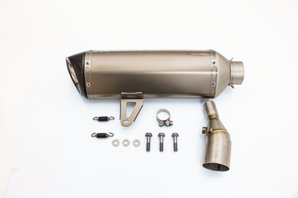Akrapovic Rustfri Slip on udstødning til Yamaha TRICITY 300 (20-22)
