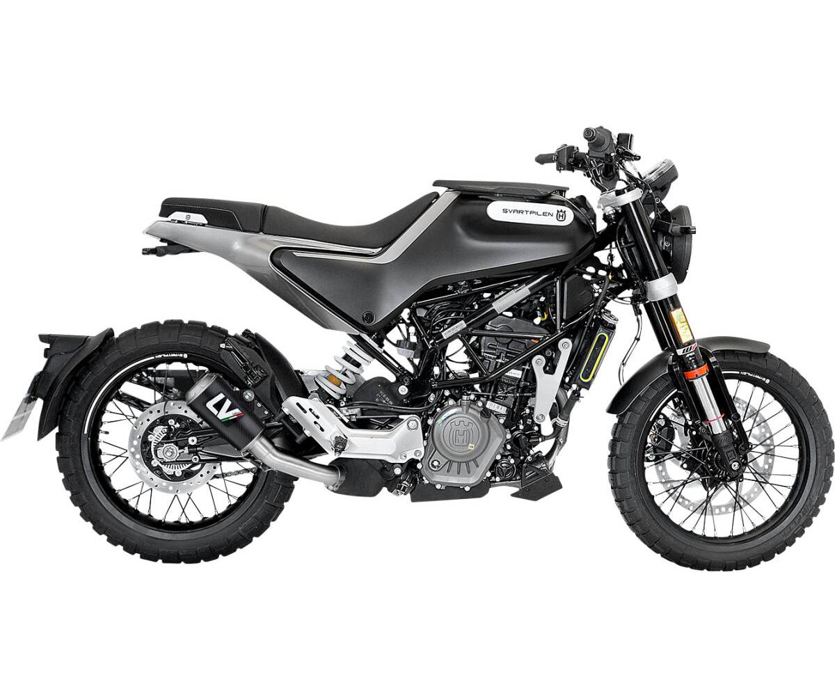 Leo Vince LV10 Carbon udstødning til Husqvarna 401 2020-2021