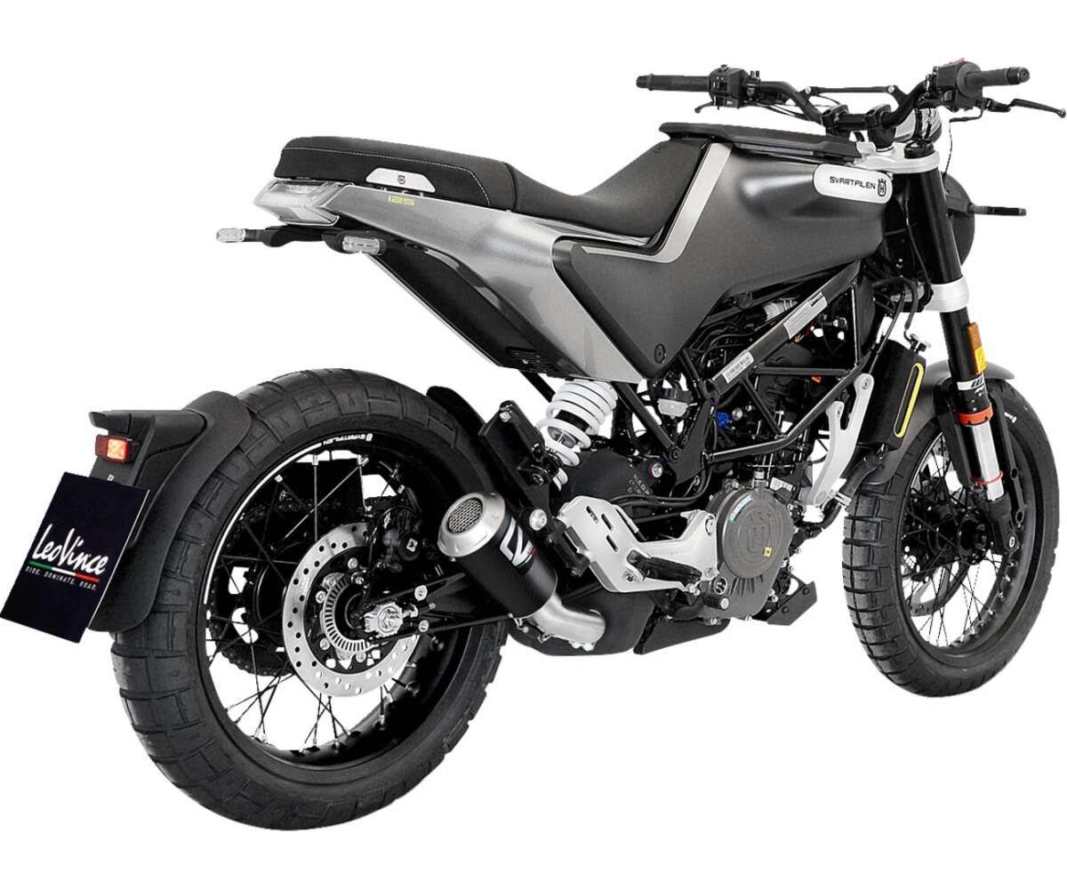 Leo Vince LV10 Carbon udstødning til Husqvarna 401 2020-2021