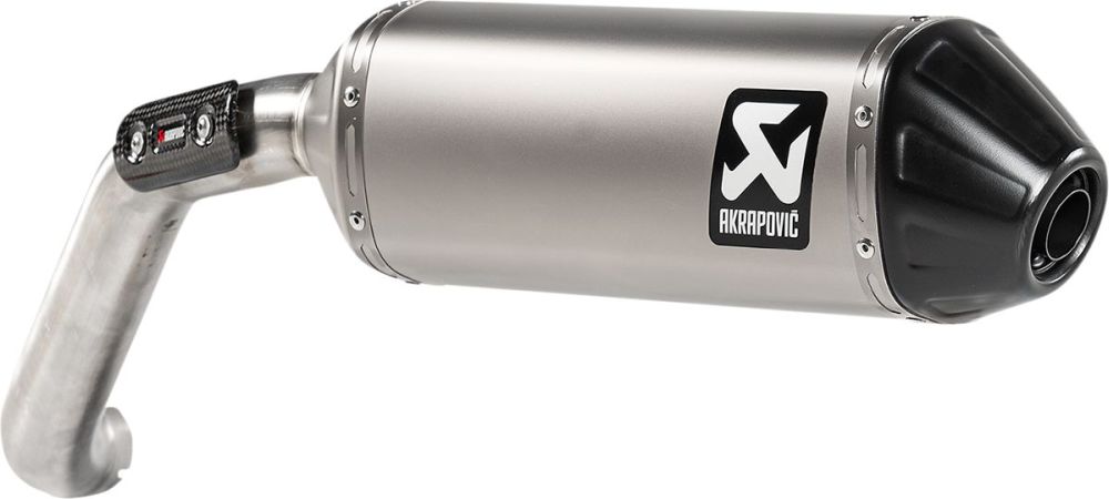 Akrapovic Titanium Slip on udstødning til Moto Guzzi V85 (21-22)