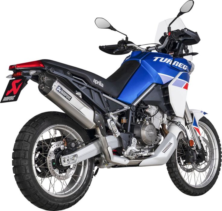 Akrapovic Titanium/carbon Slip on udstødning til Aprilia TUAREG 660 (2022)