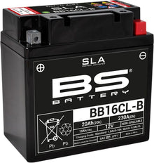 Motorcykelbatteri BS BB16CL-B SLA (vedligeholdelsesfrit)
