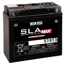 Motorcykelbatteri BS 51913 SLA- MAX (AGM)