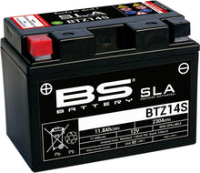 Motorcykelbatteri BS BTZ14S SLA (vedligeholdelsesfrit)