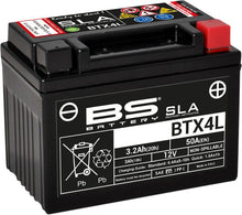 Motorcykelbatteri BS BTX4L/BTZ5S SLA (vedligeholdelsesfrit)