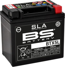 Motorcykelbatteri BS BTX5L/BTZ6S SLA (vedligeholdelsesfrit)