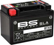 Motorcykelbatteri BS BTX9 SLA (vedligeholdelsesfrit)