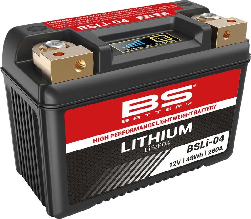 Lithium motorcykelbatteri -  BSLI 04/06 (48Wh)