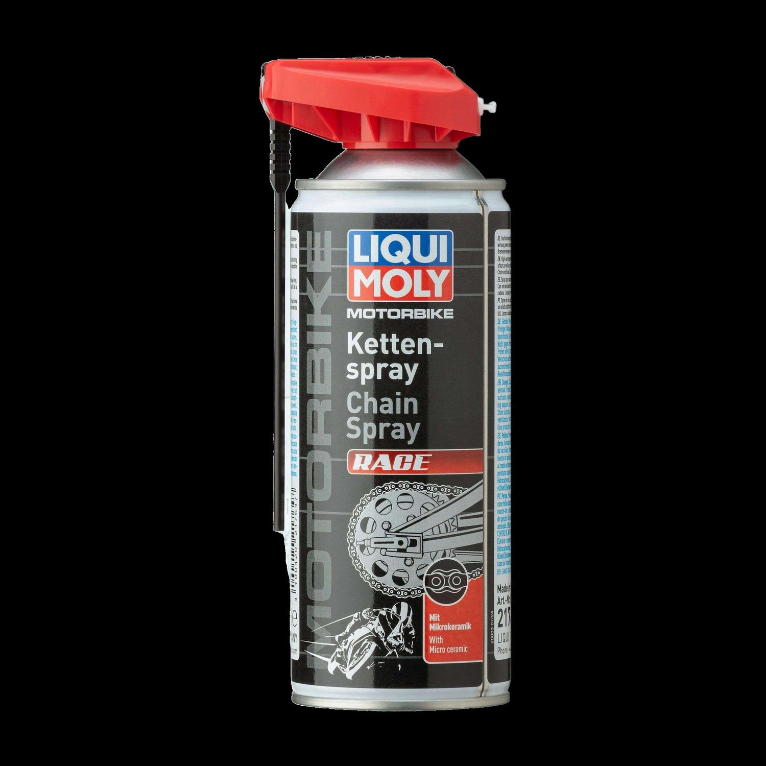 Liqui Moly Race kædespray. Rød kædespray til motorsport og gadebrug