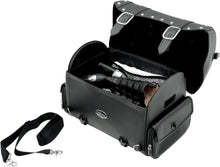 EXPRESS DESPERADO TRUNK BAG SYNTHETIC LEATHER BLACK CHROME - Pitboxen Performance