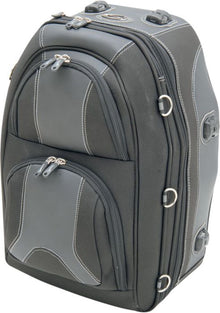 PILLION AND REAR RACK BAG BLACK
